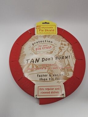 Talisman Designs Hot Dish Adjustable Pie Crust Shield